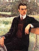 Nikolai Petrovitch Bogdanov-Belsky Portrait of N. F. Yusupov Sweden oil painting artist